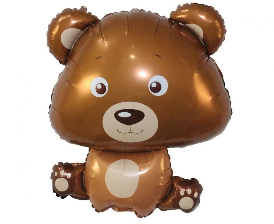 Szezonális akció Maci Brown Teddy fólia lufi 60 cm