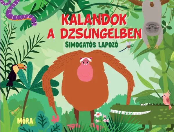Outlet Kalandok a dzsungelben - simogatós lapozó