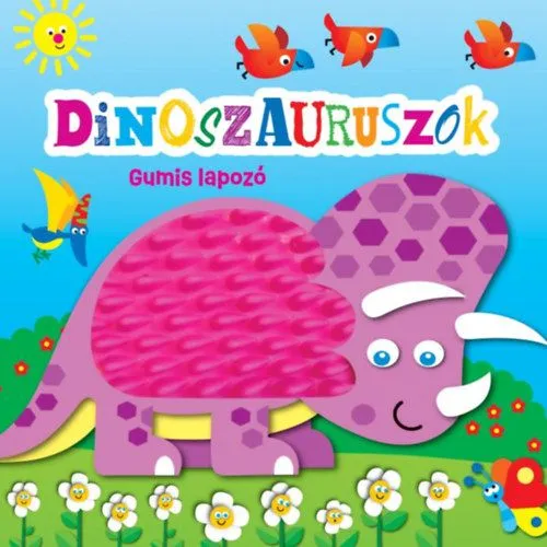 Újdonság Gumis lapozó - Dinoszauruszok