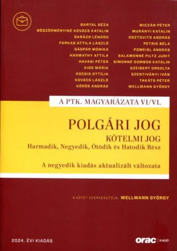 Biztonságos fizetés Polgári jog VI/VI. - Kötelmi jog Harmadik, Negyedik, Ötödik és Hatodik Rész