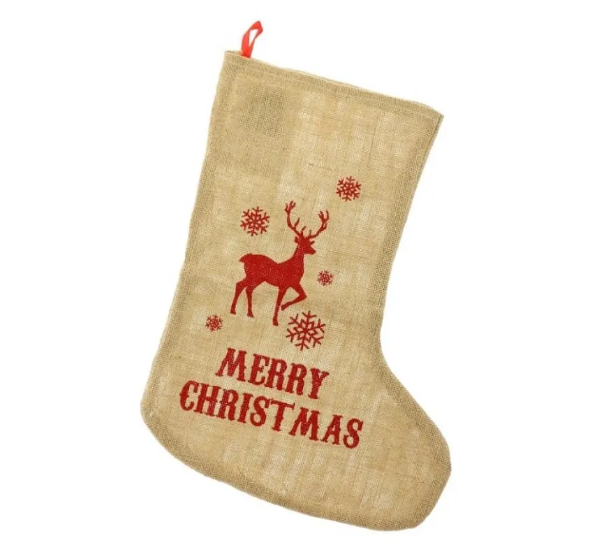 Karácsonyi Reindeer kandalló zokni, csizma 44,5 cm Ajánlat