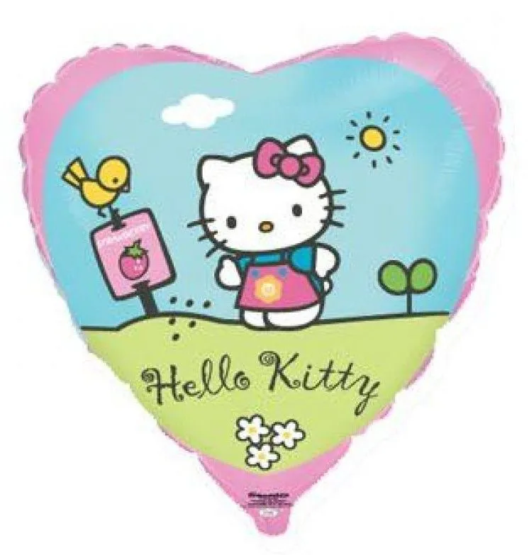 Újdonság Hello Kitty Garden fólia lufi 46 cm (WP)
