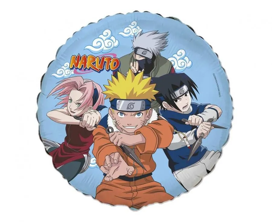 Szezonális akció Naruto Team 7 fólia lufi 46 cm (WP)
