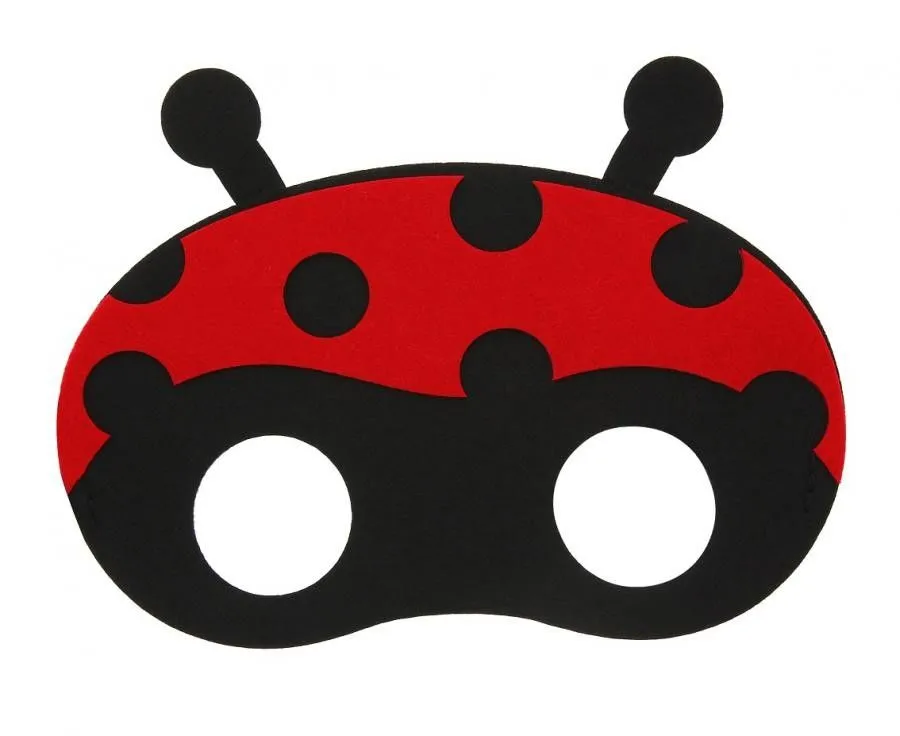 Katicabogár Ladybug filc maszk 18,5 cm Exkluzív ajánlat