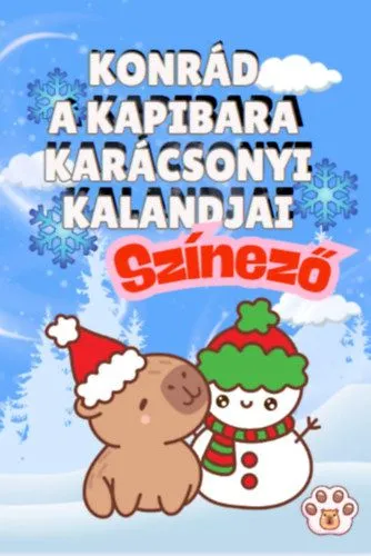 Konrád a kapibara karácsonyi kalandjai - Színező Különleges ajánlat