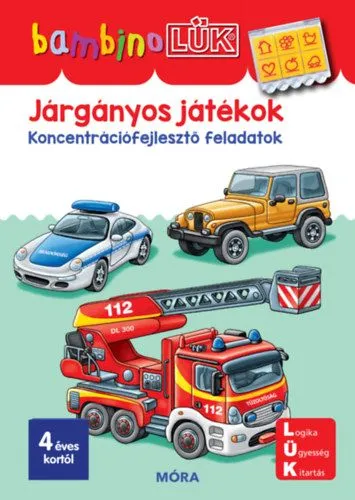 JÁRGÁNYOS JÁTÉKOK - LDI-144 - Koncentrációfejlesztő feladatok - BambinoLÜK Gyors kiszállítás