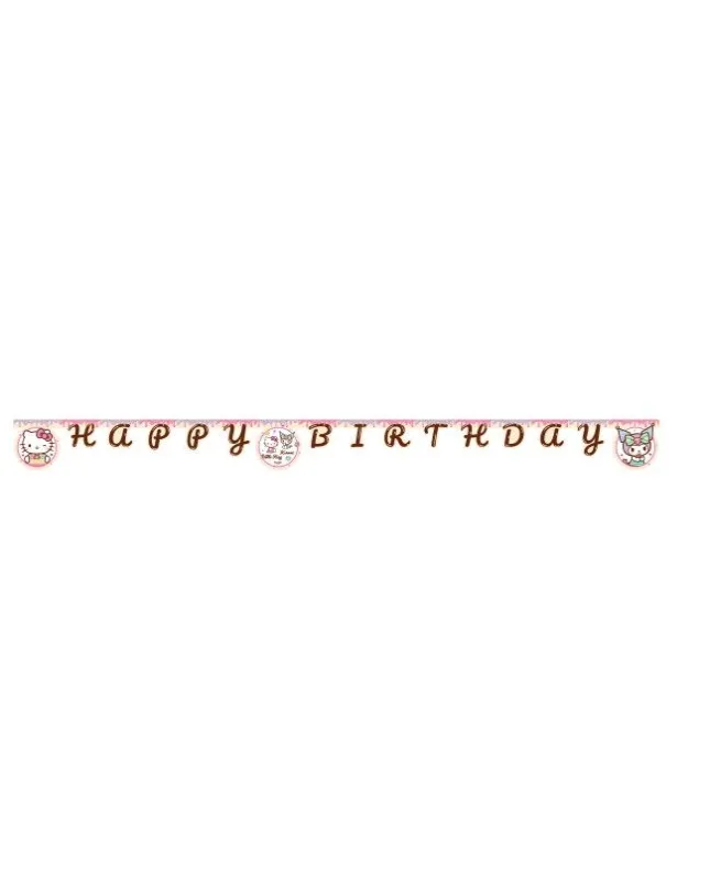 Hello Kitty Kuromi Happy Birthday felirat FSC 2 m Akciós ár