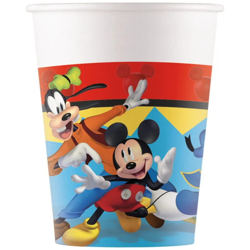 Exkluzív ajánlat Disney Mickey Jump Into Fun papír pohár 8 db-os 200 ml FSC