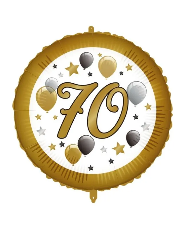 Happy Birthday 70 Milestone fólia lufi 46 cm Újdonság