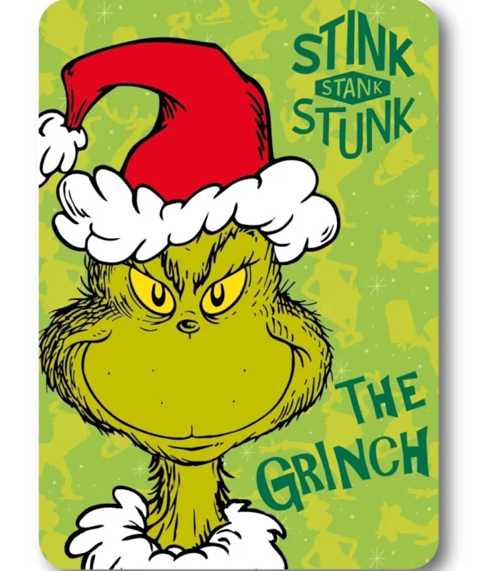 Kiárusítás A Grincs Stink Karácsony polár takaró 100x140cm