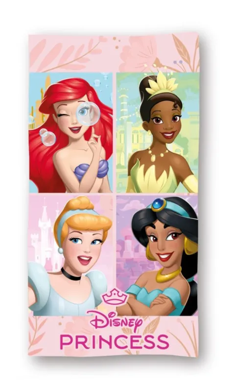 Vásárlói kedvenc Disney Hercegnők Magical fürdőlepedő, strand törölköző 70x140cm (Fast Dry)