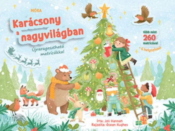 Karácsony a nagyvilágban - Újraragasztható matricákkal Kedvezmény