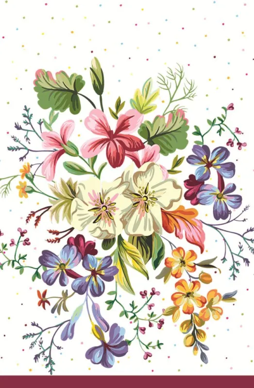 Virág Delicate Flowers papír asztalterítő 120x180 cm Ajánlat