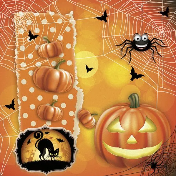Szuper akció Halloween Scary szalvéta 20 db-os 33x33 cm
